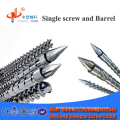 Bimetal injection screw and barrel for pet bottle blowing machine